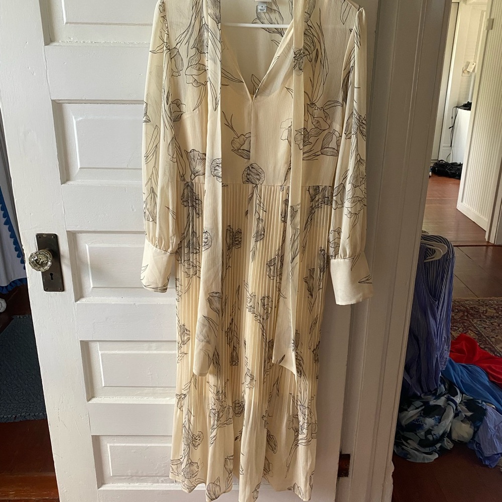 A New Day Cream Floral dress